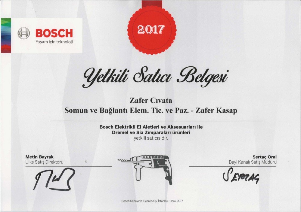 Bosch yetkili satıcı